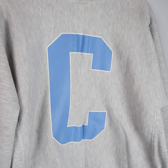 Vtg Columbia University Reverse Weave Champion Double-Sided Sweater, Size Large - Picture 6 of 9